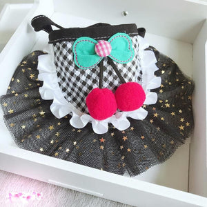 Embellished Princess Bib for Small Dogs & Cats - My Dog Flower