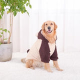 Fuzzy-Wuzzy Bear Hoodie for Big Dogs - My Dog Flower