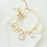 Pearl Charm Necklace - My Dog Flower