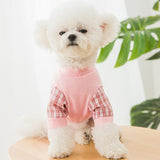 Plaid Patch Pullover - My Dog Flower