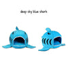 Shark Cave Bed for Small Dogs & Cats - My Dog Flower