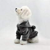 Velvet Pom Hoodie - My Dog Flower